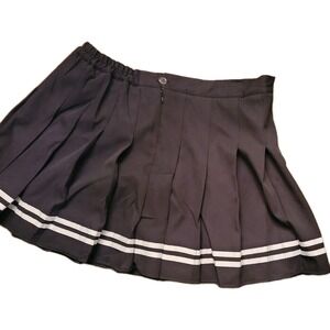 1st Class Sangtree Women's Pleated Mini Skirt Size 2xl xxl black nwt